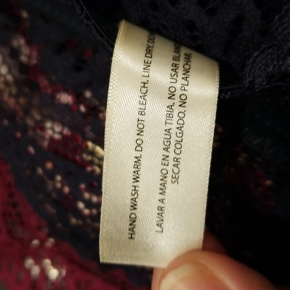 💕JESSICA SIMPSON💕 2 Pack Bralettes Floral & Blue Lace Large L NWT - Picture 14 of 14